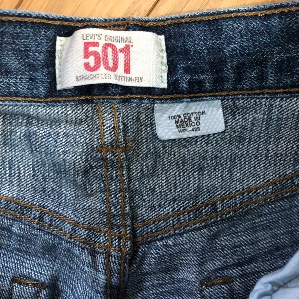 Levi's 501 Men's Jeans Classic Blue Denim